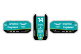 Fernando Alonso Aston Martin F1 2023 Sticker kit Fanatec Base DD1/DD2